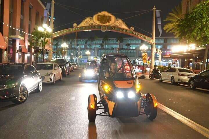 Exclusive GoCar After Dark: Self-Guided Tour of Gaslamp and Balboa Park - Photo 1 of 6